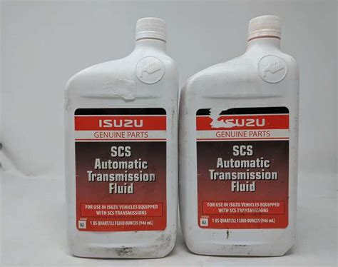 genuine isuzu scs transmission fluid.